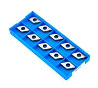 10pcs MD1504 Carbide Gasket for MDJNR/L, Compatible with DNMG1504 Inserts, 55° Rhombus Shape, 15mm Side Length, 3.2mm Thickness, for External Turning Tools