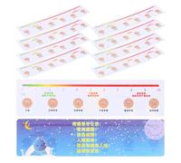10pcs Measurement Ruler a Model Plastic Visual Analog Scale