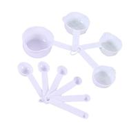 10Pcs Measuring Spoon and Cup Set for Baking Cooking Food Graded Stackable Cups and Spoons for Liquids Solids Cups Set