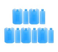 10pcs Medium Freezer Blocks Cooling Gel Packs | Leakproof Water-filled Design in Blue PE Material, for Car Camping and Dorm Rooms, Easy Compatibility