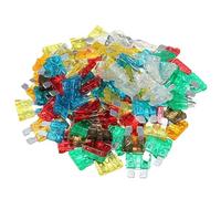 10pcs Medium/Small/Micro Size Car Blade Fuse Assorted Mini Auto Car Truck Standard Mini Blade Fuses Kit Accessories(10A,S)