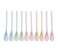 10Pcs Melamine Long Handle Spoon Candy Color Reusable Plastic Spoons 7.2inch Mixing Spoons Coffee Stirring Spoons Mixing Iced Tea Spoons for Ice Cream Coffee Tea Home Supplies