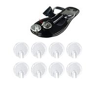 10PCS Men Women Silicone Gel Clear Sandal Thong Toe Protectors Pad Sandal Flip-Flop Toe Guards Cushions (B)