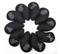 10pcs Meshy Golf Iron Club Head Covers - Oversized Fit for Taylormade, Mizuno, PXG, Callaway Clubs