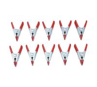 10Pcs Metal A-Shaped Spring Clamps, 2 Inch Heavy Duty Woodworking Grip with Rubber Pads for Photography Backdrop and Studio Lighting