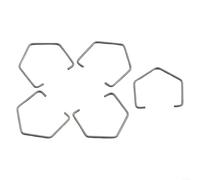 10pcs Metal Bearing Circlips Spring for KastKing Kestrel/for Elite Valiant/for Eagle II Baitcasting Reels Repair Parts Silver Color(5pcs)