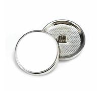 10pcs Metal Button Round Flat Alloy Buttons Black White Color Shank Button for Coat Clothing Bag Decoration DIY Sewing Accessory-D-20mm
