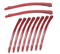 10Pcs Metal Cartoon Hair Clips for Lightweight Snap Hairpins Red Accessories for Daily Wear Parties for Cosplay Creative Play