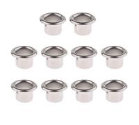 10pcs Metal Drum Air Vents for Bass Snare Tom Drums - Badge Accessories for Drum Building & Restoration