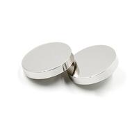 10PCS Metal Flat Button for Women Suit Woolen Coat Male Jacket Shirt Trousers Round Shaped Sewing Button (11.5mm Silver)