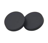 10PCS Metal Flat Button Women Suit Woolen Coat Button Male Jacket Button Shirt Suit Trousers Button Round Shaped Sewing Button (25mm Pure Black)