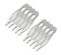 10pcs Metal Hair Comb For Jewelry Making Hair DIY(Color-03)