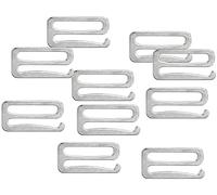 10Pcs Metal Hardware Hoops Lingerie Adjustment Bikini S Replacement Hooks Clasp Figure 9 For Bra Strap Apparel Holder Findings 25mm Attractive Processed