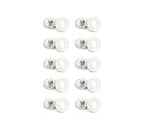 10Pcs Metal Jeans Buttons 17mm Replacement No-Sewing Screw Button Repair Kit Nailless Removable Jean Buckles Clothing Pants Pins-E-5set 50pcs