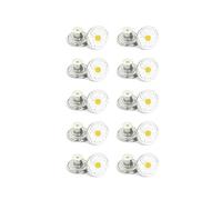 10Pcs Metal Jeans Buttons 17mm Replacement No-Sewing Screw Button Repair Kit Nailless Removable Jean Buckles Clothing Pants Pins-D-1set 10Pcs