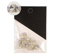 10Pcs Metal Nail Studs Nails Art 3D Charms Decorations Rhinestones Manicures Designs Supplies Decorations Kit