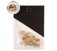 10Pcs Metal Nail Studs Nails Art 3D Charms Decorations Rhinestones Manicures Designs Supplies Decorations Kit