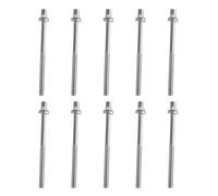 10PCS Metal Screws Replacement Drum Screws Musical Instrument Screws Metal Texture Suitable For All Percussion Needs