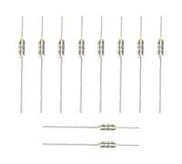 10Pcs Metal Shell Thermal Fuses Cutoff for Circuit Protections 250V 10A 65-84℃ Temperature Cutoffs Metal Cutoff Fuses