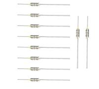 10Pcs Metal Shell Thermal Fuses Cutoff For Circuit Protections Thermal Fuses 250V 10A 65-84℃ Temperature Cutoffs Cutoff