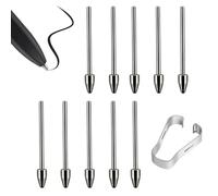 10PCS Metal Tips for Remarkable 2 Pen Tablet Marker Plus Stylus - Durable Titanium Alloy Metal Replacement Pen Tips/Nibs, with 4096 Pressure Sensitivity and Tilt Support (10PCS/Metal)