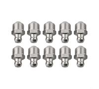 10pcs Metric Grease Fittings M6x1 M8x1 M10x1 Steel(M10*1) | for m6 M8 for m10 threads, 304 stainless steel, rust-proof, oil-tight seal, industrial machinery use