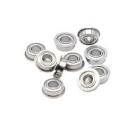 10pcs MF115ZZ Flange Bearing 5x11x4 mm Double Shielded Miniature Flanged MF115 Z ZZ Ball Bearings MF115-2Z