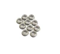 10pcs MF74ZZ MF74-2Z Miniature Flanged Ball Bearings 4x7x2.5mm Flange Bearing