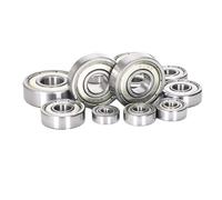 10PCS Micro Bearing 608ZZ Inside 2 3 4 5 6 7 8 9mm 603 604 605 606 607 609 689(Slow-speed,607ZZ 7X19X6)