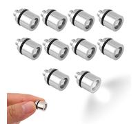 10pcs Micro LED Lights, Battery Powered Tiny Lights Miniature Craft Models for Paper Lanterns Party Decorations Dollhouse Accessories (White)