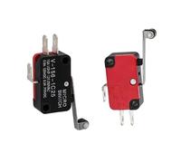 10pcs Micro Limit Switch V-156-1C25 Long Hinge Roller Momentary SPDT Snap Action
