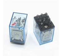 10PCS Micro Mini Relay HH53P MY3NJ MY3 11-Pin DC12V/DC24V/DC110V/AC220V Coil General Purpose Intermediate Electromagnetic(AC24V)