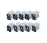 10PCS Micro Mini Relay HH53P MY3NJ MY3 11-Pin DC12V/DC24V/DC110V/AC220V Coil General Purpose Intermediate Electromagnetic(DC 36V)