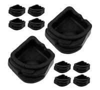 10pcs Micro Reptile Water Dish for Spiderlings, Black Resin Bowl