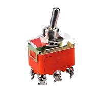 10pcs Micro switch E-TEN1322 toggle switch 6 pin head 3 grade double pole double throw toggle power supply