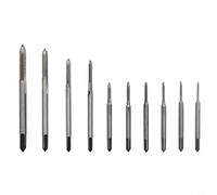 10pcs Micro Taps Set High Speed Steel Precision Threads for Wood and Soft Metals M1-M3.5 Metric Fine Thread Watchmaking Repair