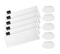 10Pcs Microfibre Cloth Set Compatible for Karcher Steam Cleaner Pads for Kärcher EasyFix SC1 SC2 SC3 SC4 SC5, Microfibre Cloth Cover Pads Set, Replacement Cloths for Karcher, Steam Cleaner Accessories