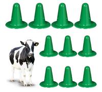 10Pcs Milking Inflation Plugs Liner Plastic Cow Milking Supplies Fits Cow Goat Milker Cow Milking Supplies Green