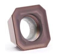 10pcs Milling SEHT1204AFSN ZP152 Square Solid Carbide Turning Portal Milling Cermet Inserts for Stainless Steel Machining