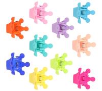 10pcs Mini Crown Hair Clips Plastic Claws for Girls