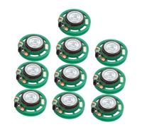 10Pcs Mini External Loudspeakers for DIY Audio Projects Telephones and Horns Crisp Sound Replacement Magnetic Speakers for Creative Uses