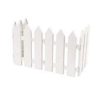 10Pcs Mini Garden Fence Miniature Fairy Garden Fence Plastic Decorative Fence for Dollhouse Home Garden Plant DIY Diora
