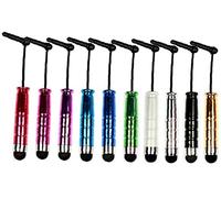 10Pcs Mini High Capacitive Touch Screen Pen Capacitive Resistive Touch Screen Mini Stylus Pens Stylus On A Cord Comes With 10 Different Colored Comput