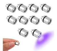 10pcs Mini LED Lights, Battery Powered Micro Lights Miniature Craft Models for Tiny Paper Lanterns Miniature Scene Doll House Small Building Spotlights Party Spot Light Dollhouse Accessories