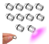 10pcs Mini LED Lights, Battery Powered Micro Lights Miniature Craft Models for Tiny Paper Lanterns Miniature Scene Doll House Small Building Spotlights Party Spot Light Dollhouse Accessories