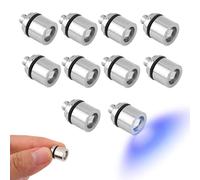 10pcs Mini LED Lights, Battery Powered Micro Lights Miniature Craft Models for Tiny Paper Lanterns Miniature Scene Doll House Small Building Spotlights Party Spot Light Dollhouse Accessories