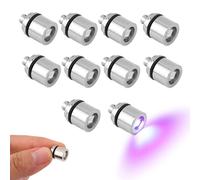 10pcs Mini LED Lights, Battery Powered Micro Lights Miniature Craft Models for Tiny Paper Lanterns Miniature Scene Doll House Small Building Spotlights Party Spot Light Dollhouse Accessories