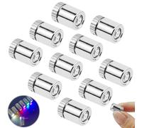 10Pcs Mini LED Lights Miniature Lights for Dollhouse Tiny Lights for Hand Craft Mini Spot Lights DIY Mini Electric Lights Gradient Small Decoration Dollhouse Accessories(7 Colors, Battery Included)