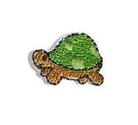 10PCS Mini Litter Tortoise Patch Self-Adhesive Small Turtle Patches Appliques Embroidered Patch for Decoration Sew On Clothing for Bags T-Shirt Cup Hat Phone Case