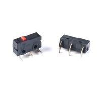 10Pcs Mini Micro Limit Switch NO NC 3 Pins PCB Terminals SPDT 5A 125V 250V 29mm(Left bend)
